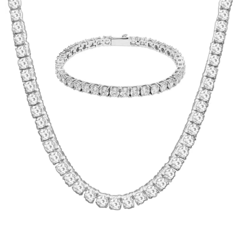 Tennis Bundle (Kette + Armband)